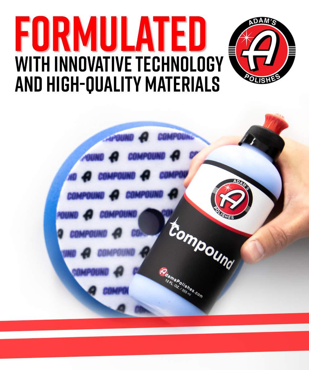Adam’s Paint Correcting Compound 12oz – Silicone-Free, Body Shop Safe ...