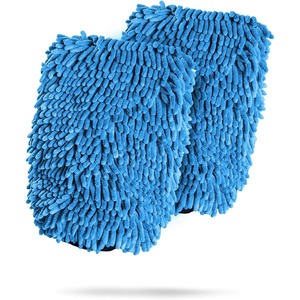 image:imageAdams Chenille Car Wash Mitt  Premium Soft Microfiber Washing Glove for Car Cleaning amp Detailing Safe ScratchFree for Auto Truck RV Motorcycle amp More Blue 2pkBlue